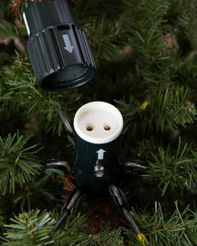 Árvore de Natal European Fir com Galhos Articulados, Suporte Metálico e Micro LEDs Embutidos